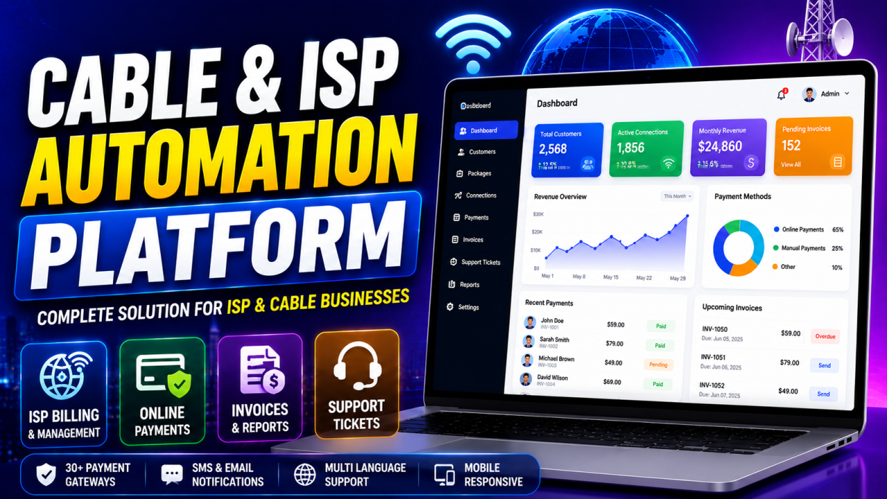 Cable & ISP Business Automation Platform