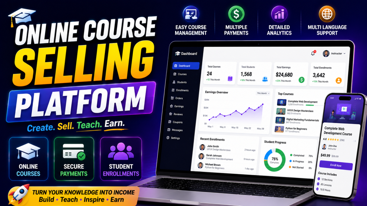 Personal Course Selling Platform