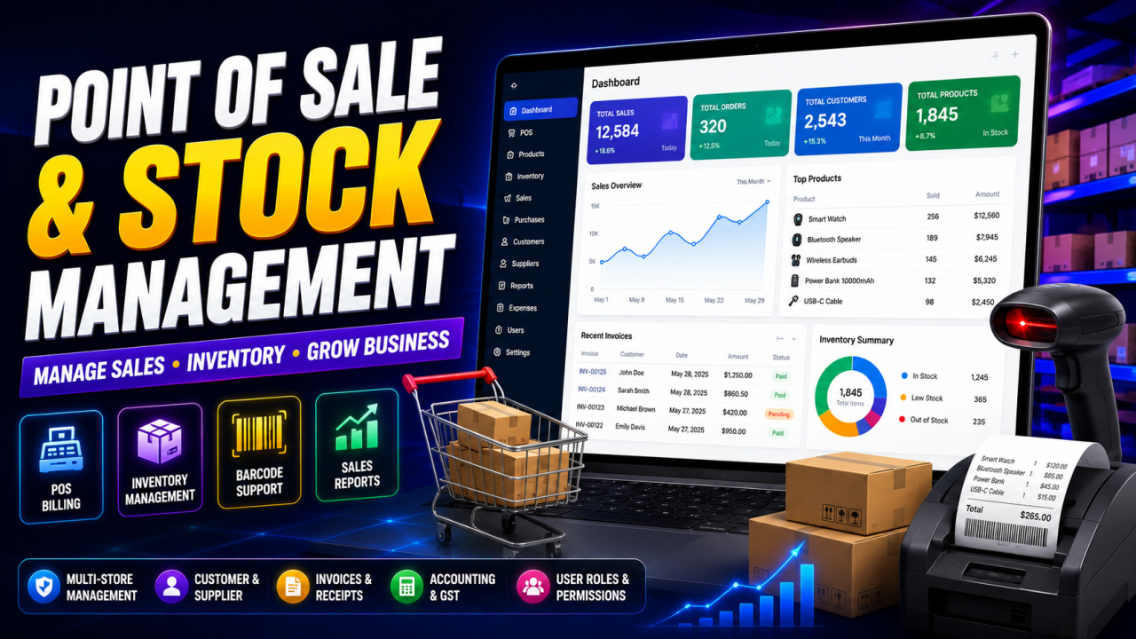 Point of Sale & Stock Management Software