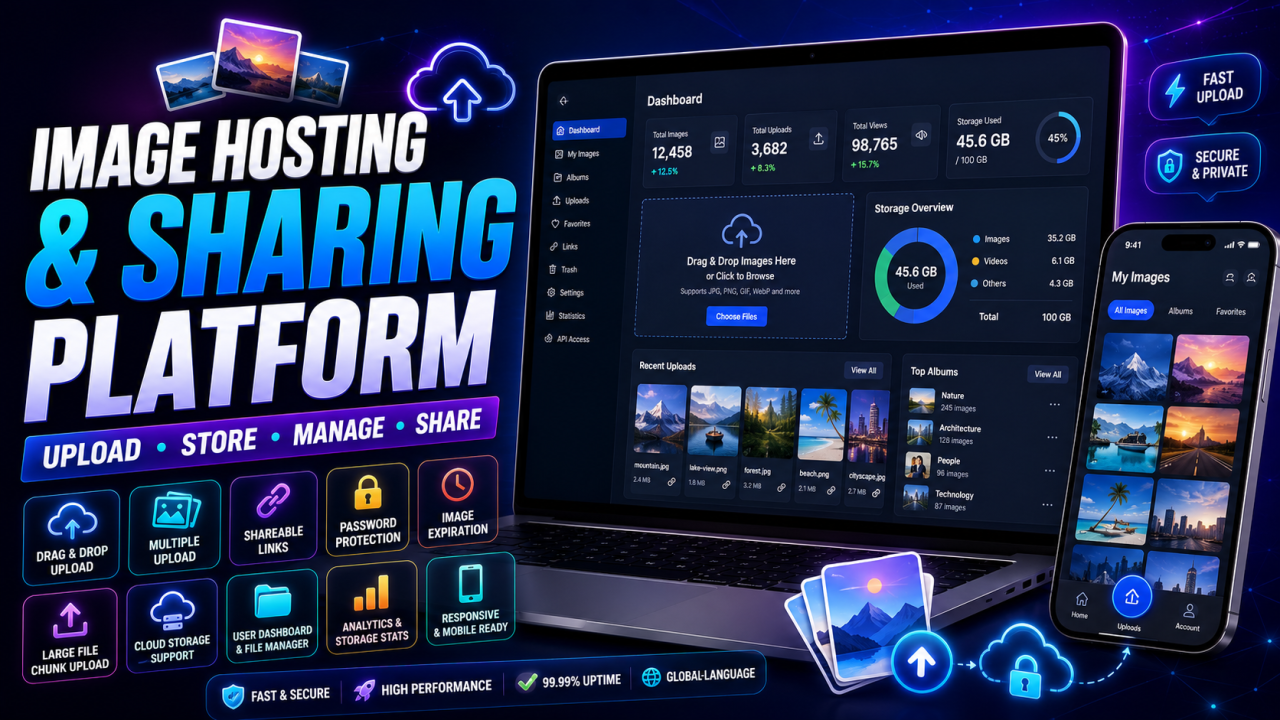 Image Hosting & Sharing Platform