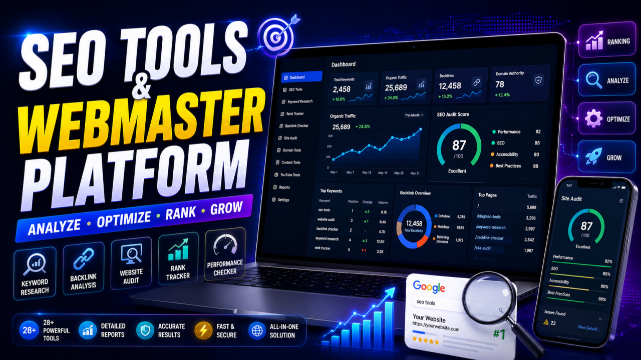 SEO & Webmaster Toolkit Software