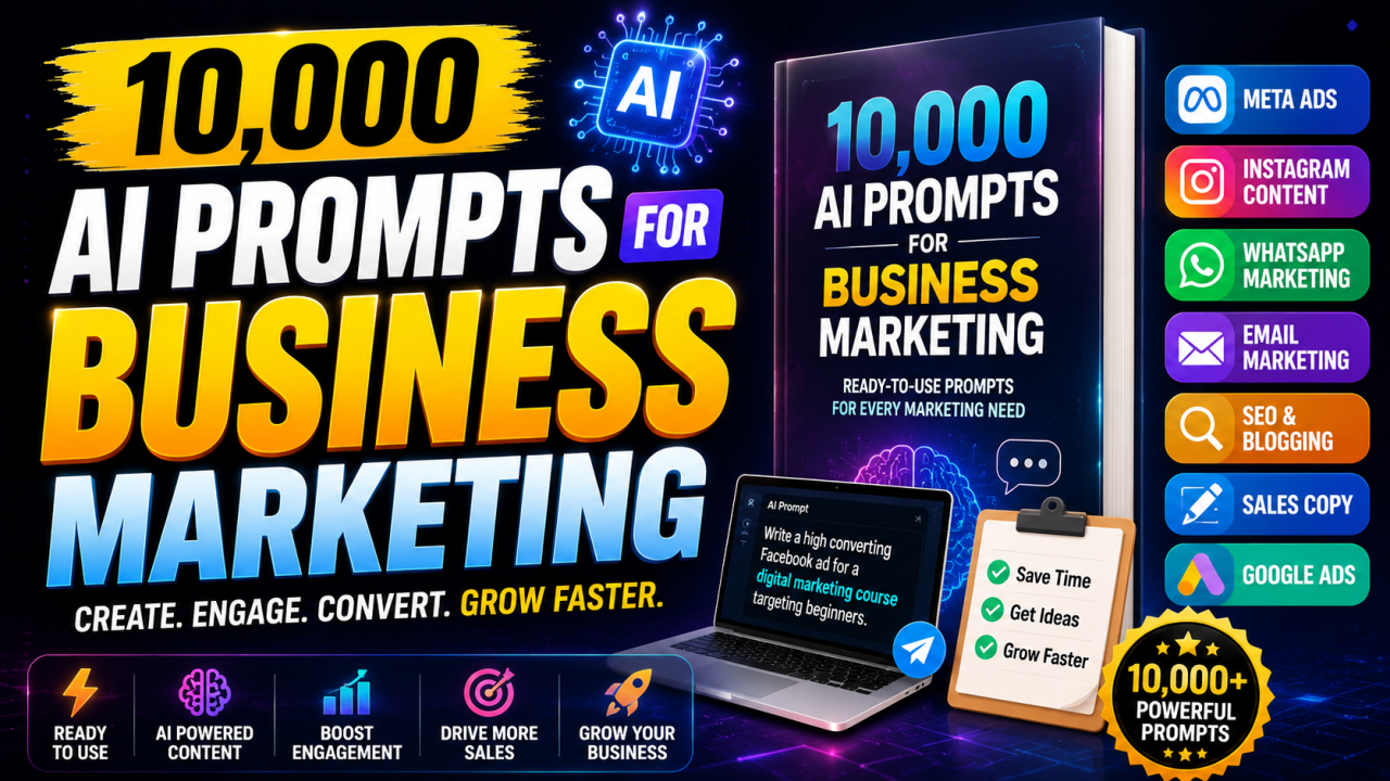 10,000 AI Prompts for Business Marketing